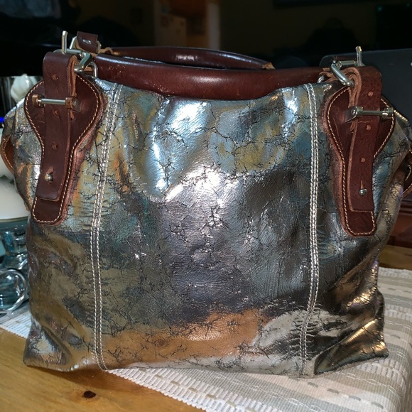 PAURIC SWEENEY METALLIC LEATHER BAG - Picture 9 of 16